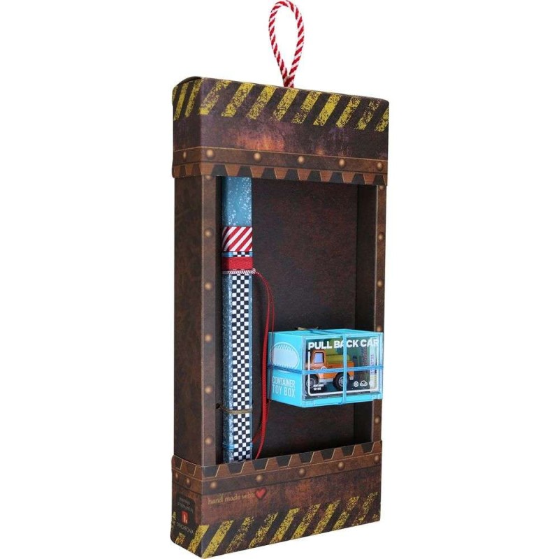 Λαμπάδα Αυτοκινητάκι pull back - Ρυμουκλκό