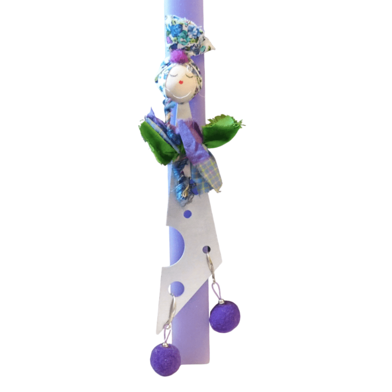 Λαμπάδα με σελιδοδείκτη και κρεμαστά σκουλαρίκια