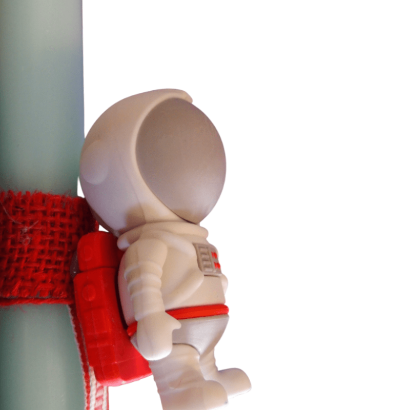 Λαμπάδα με γόμα αστροναύτη