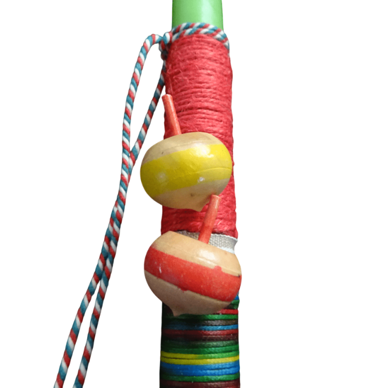 Λαμπάδα με μίνι σβούρες