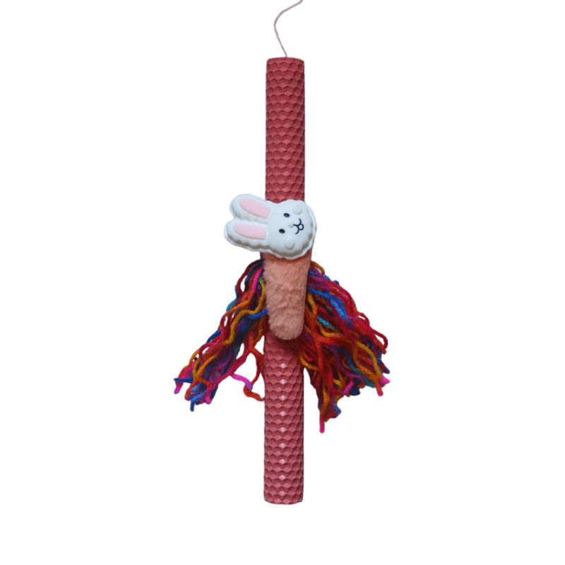 Λαμπάδα κηρήθρα σάπιο μήλο με κοκαλάκι λαγουδάκι