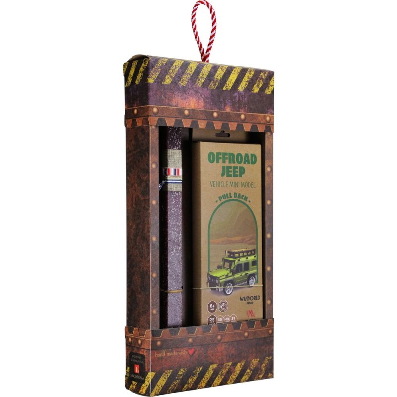 Λαμπάδα Μοντέλο ξύλινο pull back -JEEP