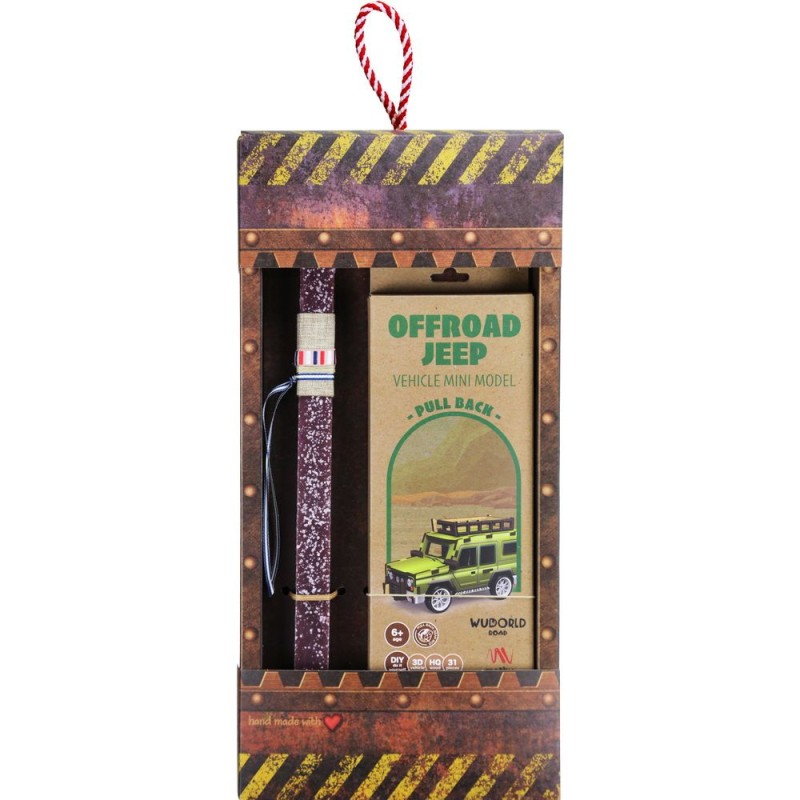 Λαμπάδα Μοντέλο ξύλινο pull back -JEEP