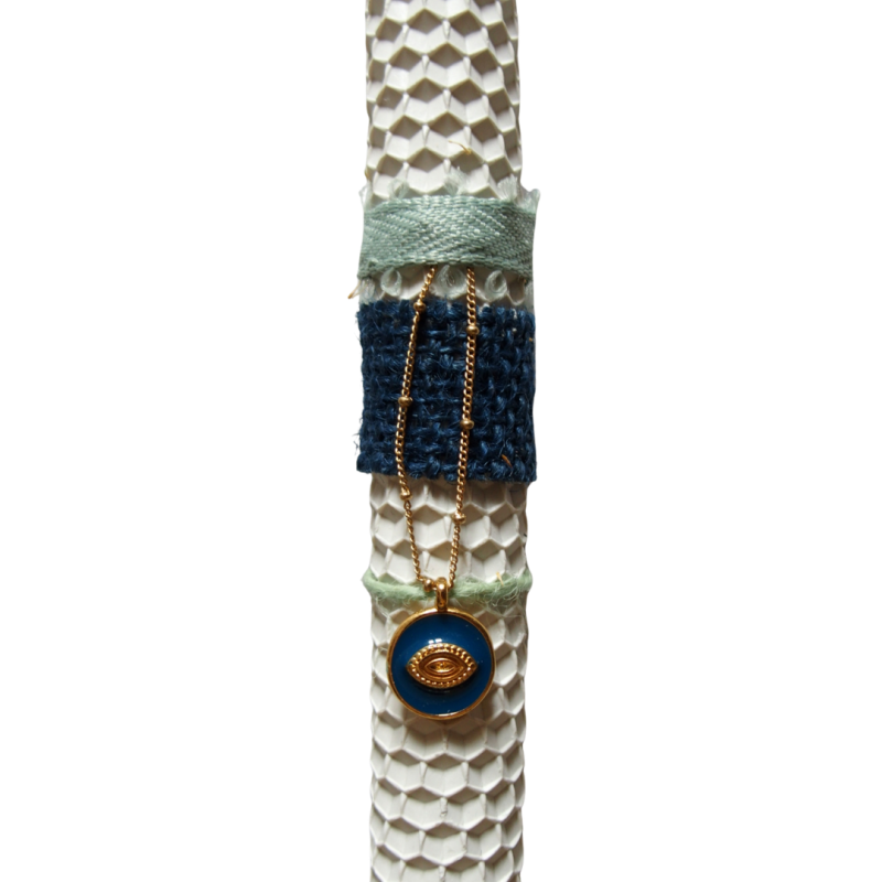 Λαμπάδα με κολιέ μάτι