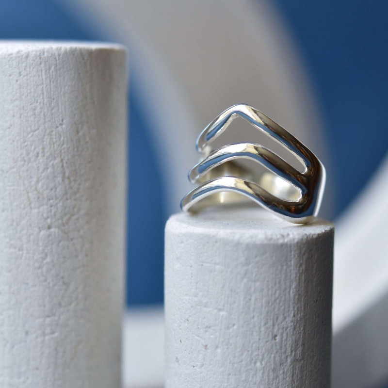 Δαχτυλίδι κυματιστές γραμμές