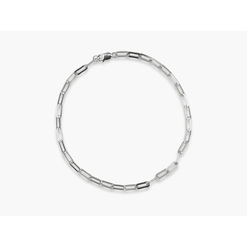 Βραχιόλι ποδιού ασημένιο