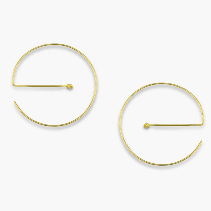 Μεγάλοι επίχρυσοι κρίκοι G