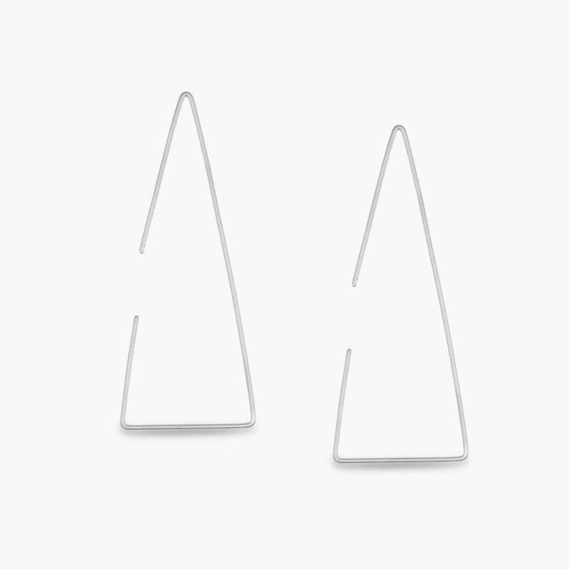 Σκουλαρίκια ανοιχτά τρίγωνα threaders