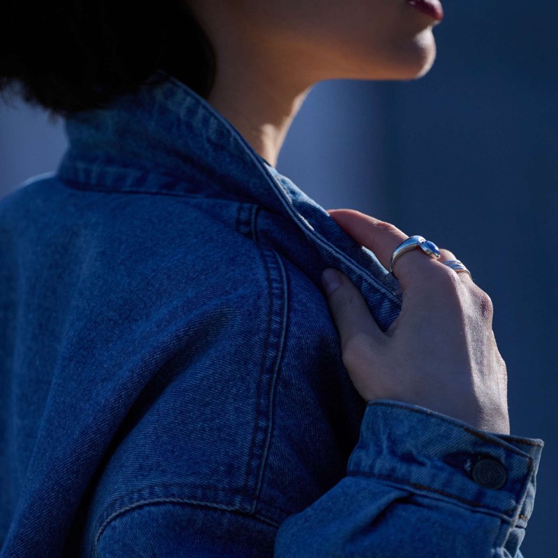 Σκουλαρίκια κυρτό πέταλο