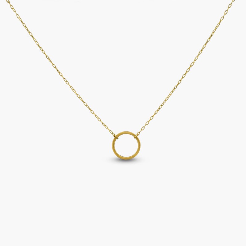 Μενταγιόν κύκλος χρυσό