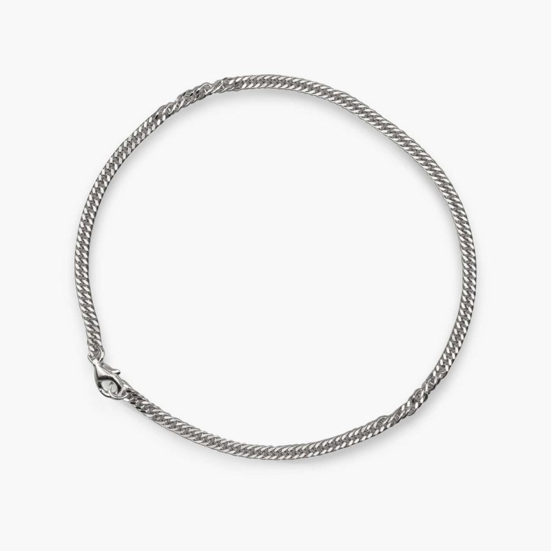 Βραχιόλι ποδιού ασημένιο