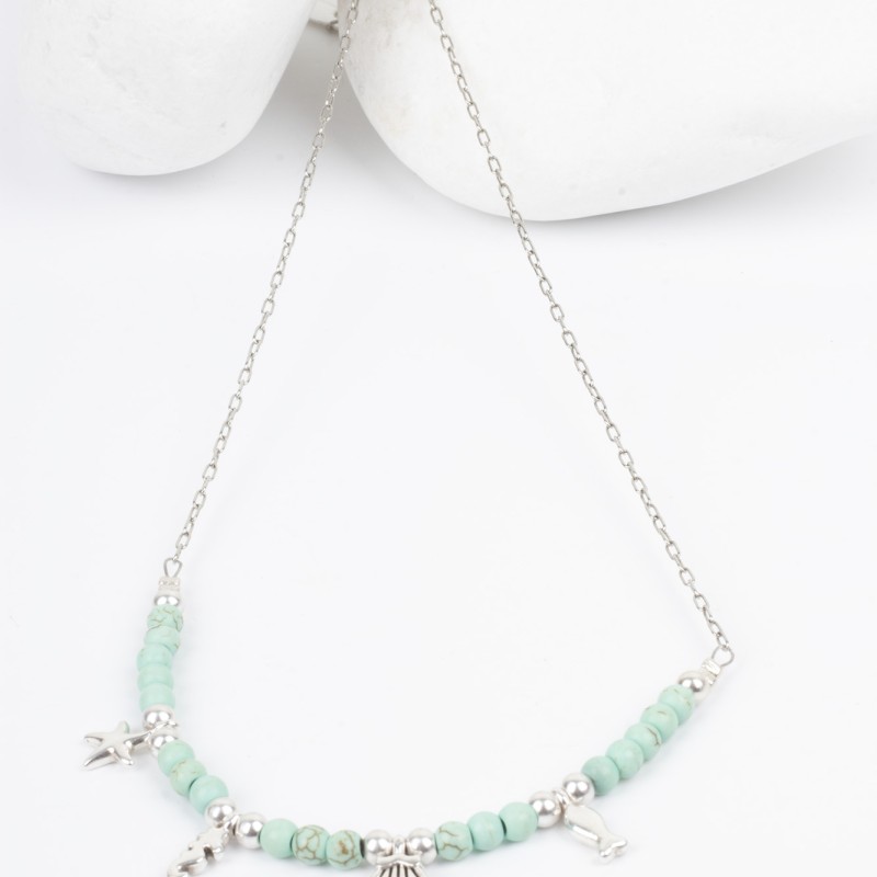 Κολιέ Summer Charms Πράσινο