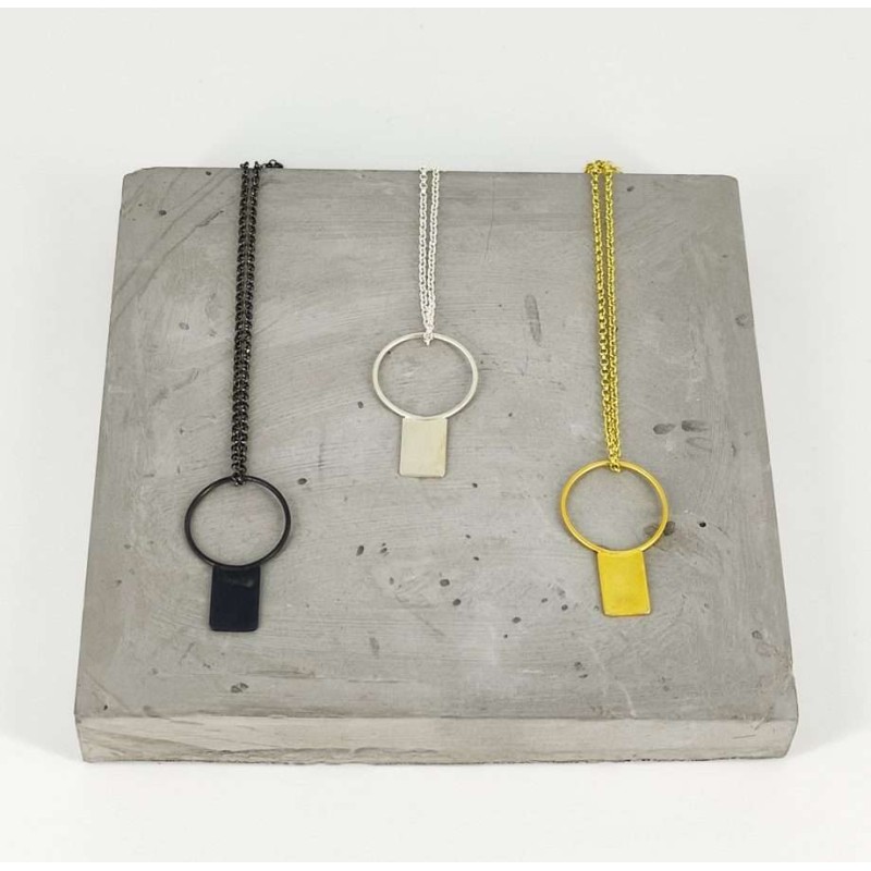 Mini neclaces μεγάλο παραλληλόγραμμο