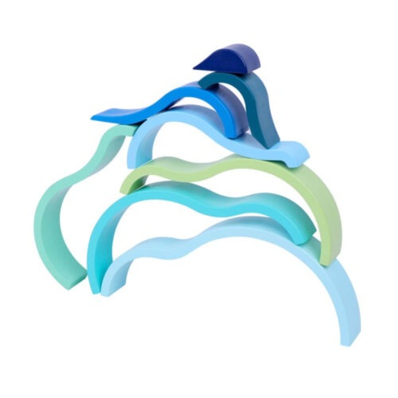 Ξύλινο παζλ κύμα