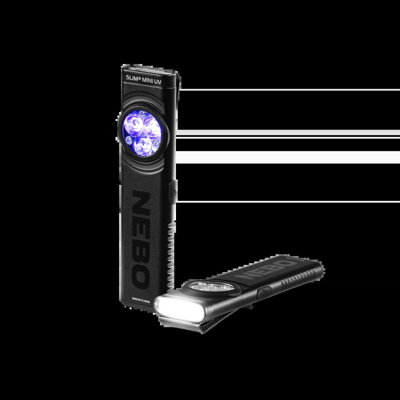 Φακός Nebo Slim Mini UV Blister 150lum