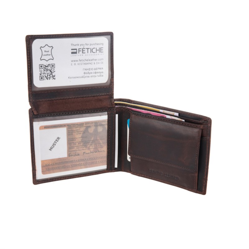 Δερμάτινο πορτοφόλι OP 12-919