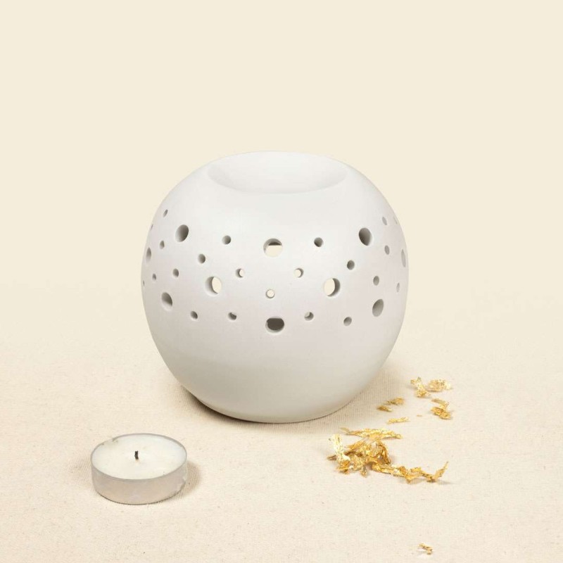 Αρωματιστής κεραμικός λευκός ματ "Σελήνη"