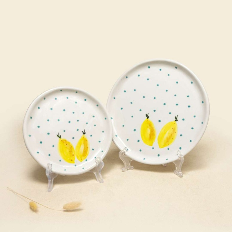 Πιάτο κεραμικό με λεμόνια