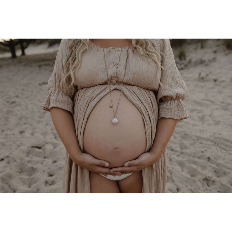 Μενταγιόν Εγκυμοσύνης Bola Feline Pink