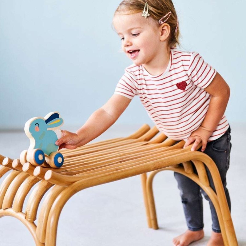 Ξύλινη Τρεχαλίτσα Κουνελάκι