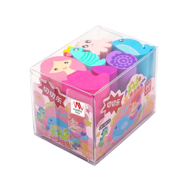 Σετ Γόμες Fancy Eraser Set: Mermaid