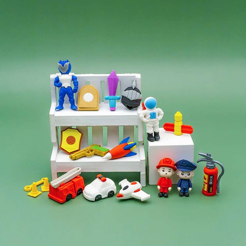 Σετ Γόμες Fancy Eraser In Lunchbox: Superhero