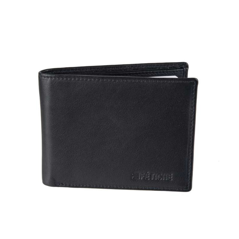 Δερμάτινο πορτοφόλι μαύρο