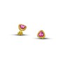 Σκουλαρίκια Καρφί με Ζιργκόν και Swarovski Κρύσταλλα