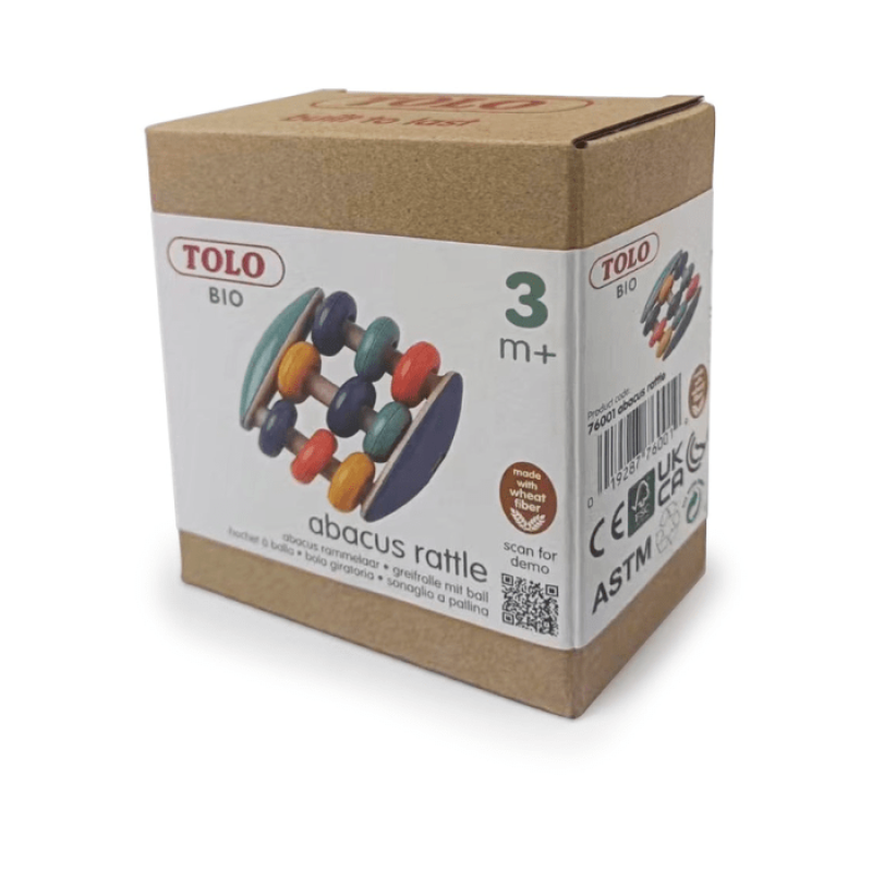 Άβακας - κουδουνίστρα από βιοδιασπώμενο πλαστικό