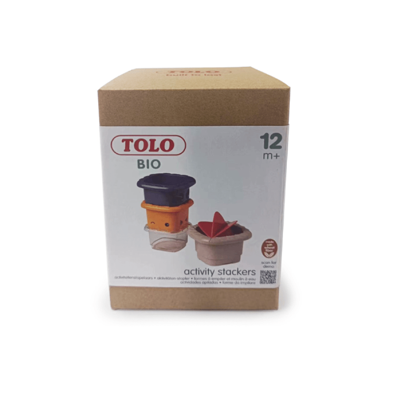 Παιχνίδι μπάνιου-στοιβαζόμενοι κύβοι από βιοδιασπώμενο πλαστικό