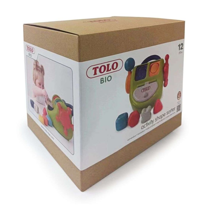 Παιχνίδι δραστηριοτήτων με σχήματα-κουδουνίστρες από βιοδιασπώμενο πλαστικό