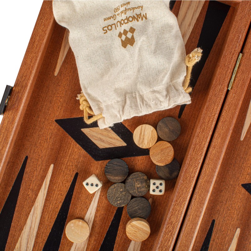 Τάβλι και σκάκι Mahogany