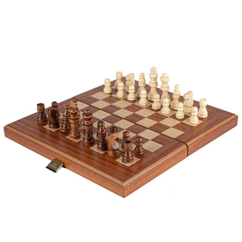 Τάβλι και σκάκι Mahogany