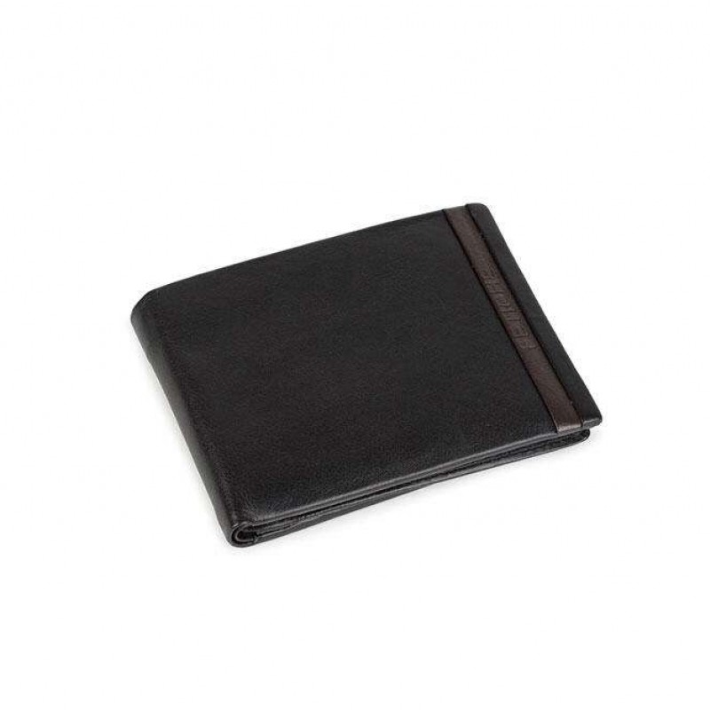 Δερμάτινο πορτοφόλι μαύρο
