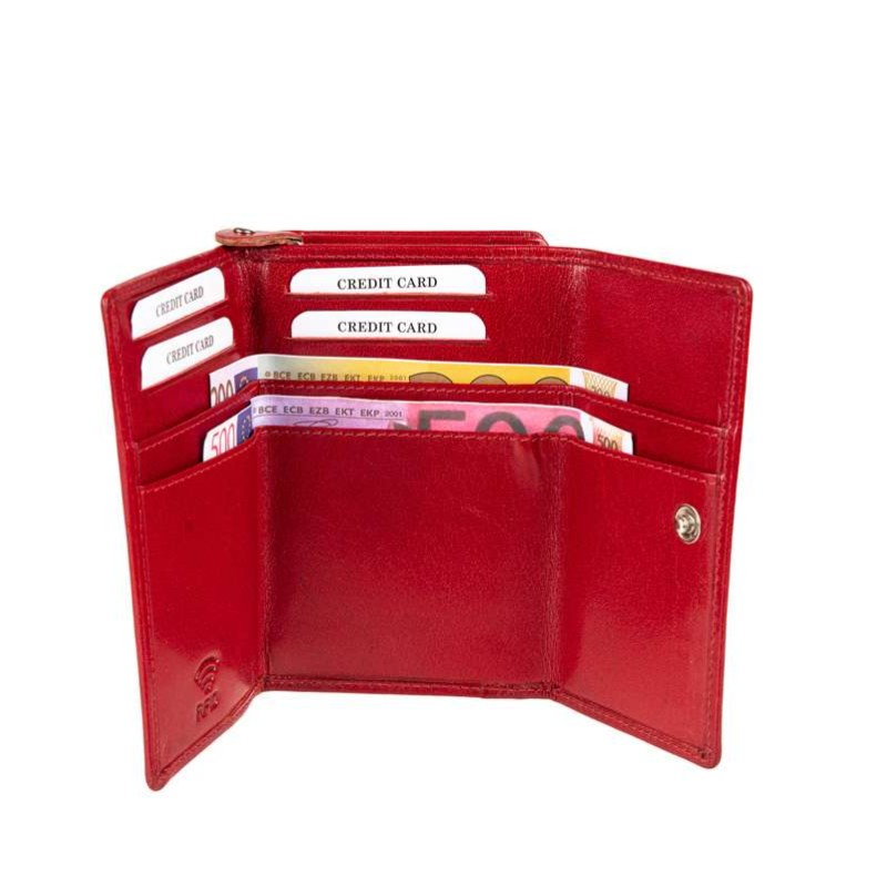 Δερμάτινο πορτοφόλι κόκκινο
