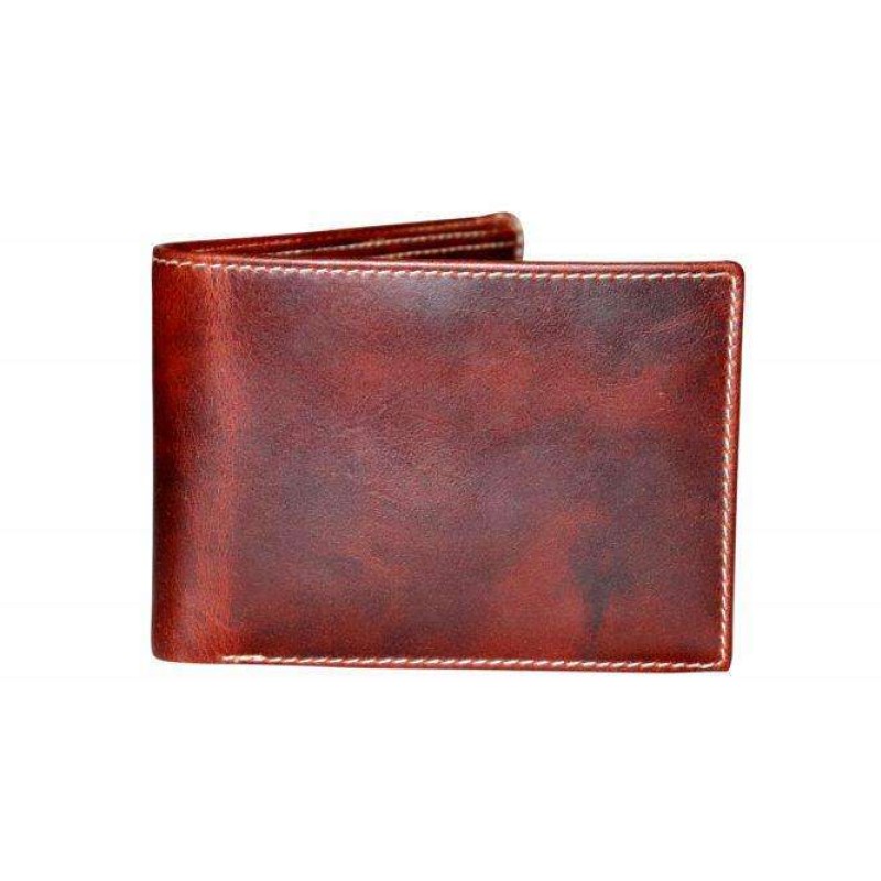 Δερμάτινο πορτοφόλι καφέ