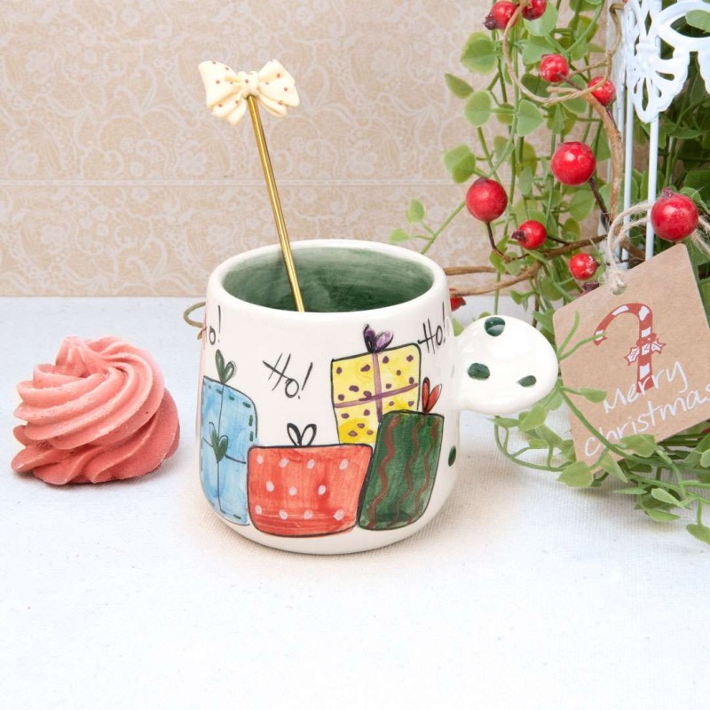 Κούπα κεραμική χριστουγεννιάτικη