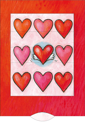 Ζωντανή κάρτα "Γάμος από έρωτα"