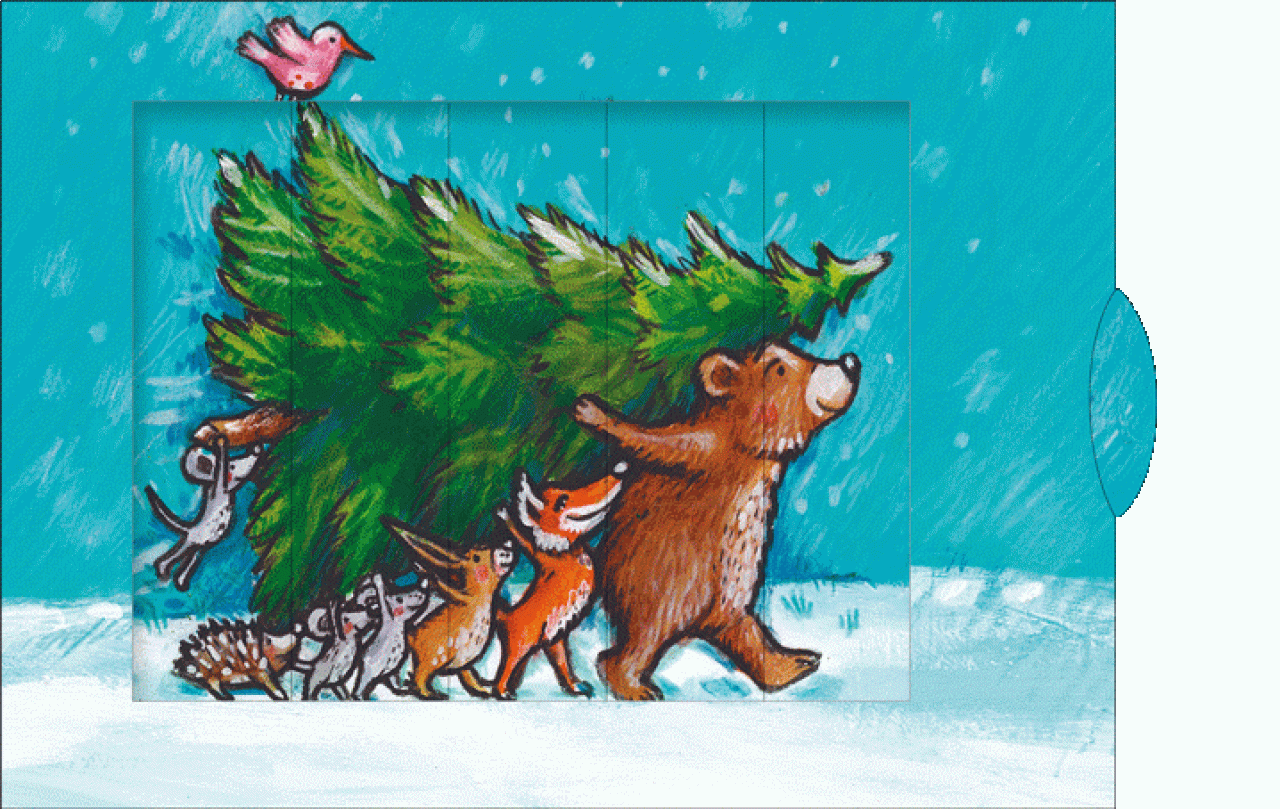 Ζωντανή κάρτα ""Ο στολισμός του δέντρου"