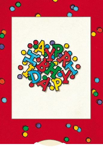 Ζωντανή κάρτα "Χαρούμενα Γενέθλια"